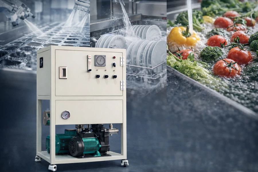 식품 세척 및 주방 위생 관리를 위한 고농도 나노버블 세정 장치