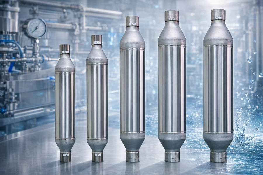 수처리 플랜트 및 산업 공정 가스 주입용 나노버블 핵심 믹서 모듈